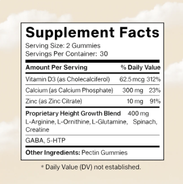 Nourify Heightener Gummies